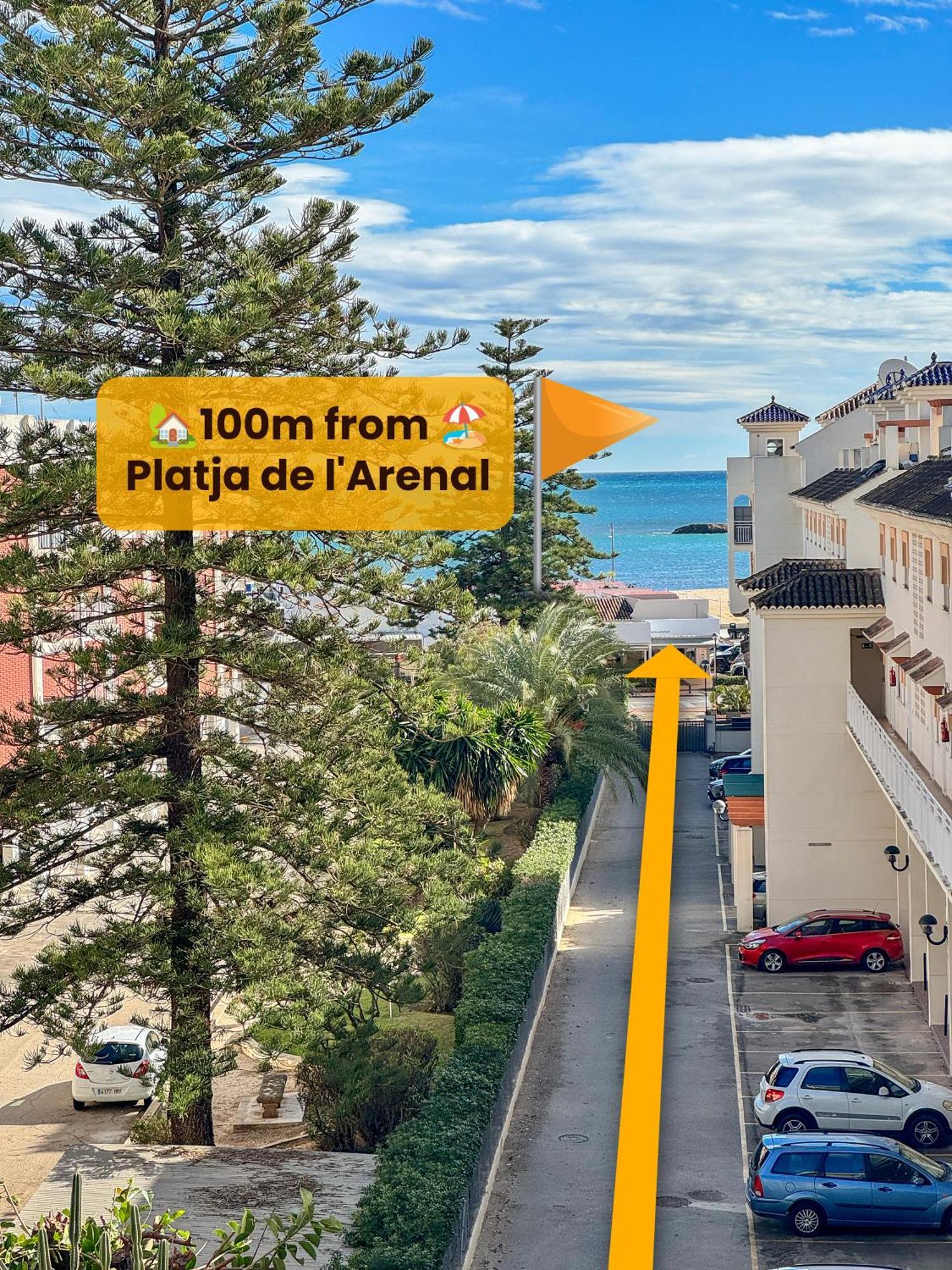 Studio Hola Arenal Platja de Larenal Εξωτερικό φωτογραφία